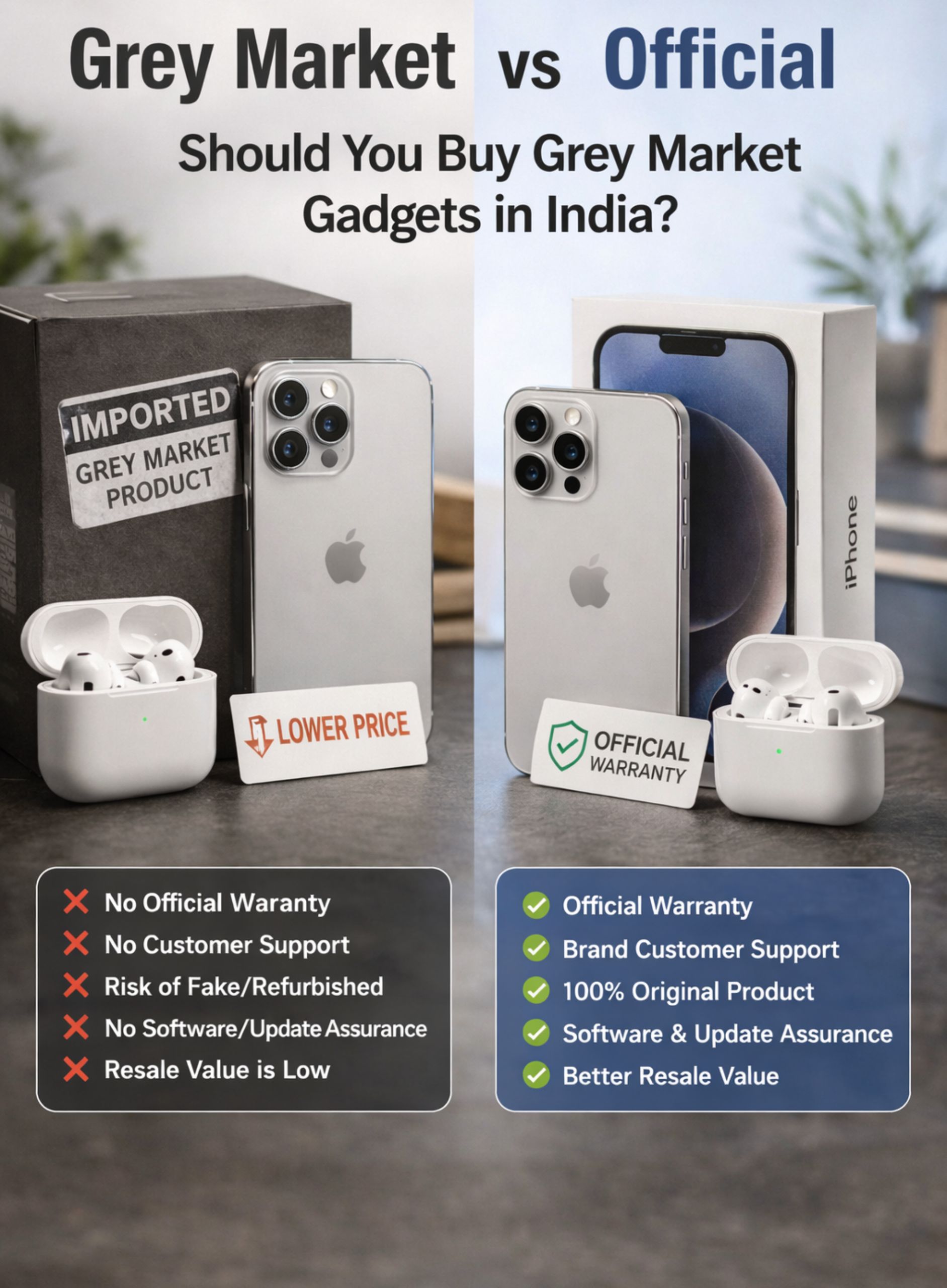 Grey Market vs Official: Should You Buy Grey Market Gadgets in India?