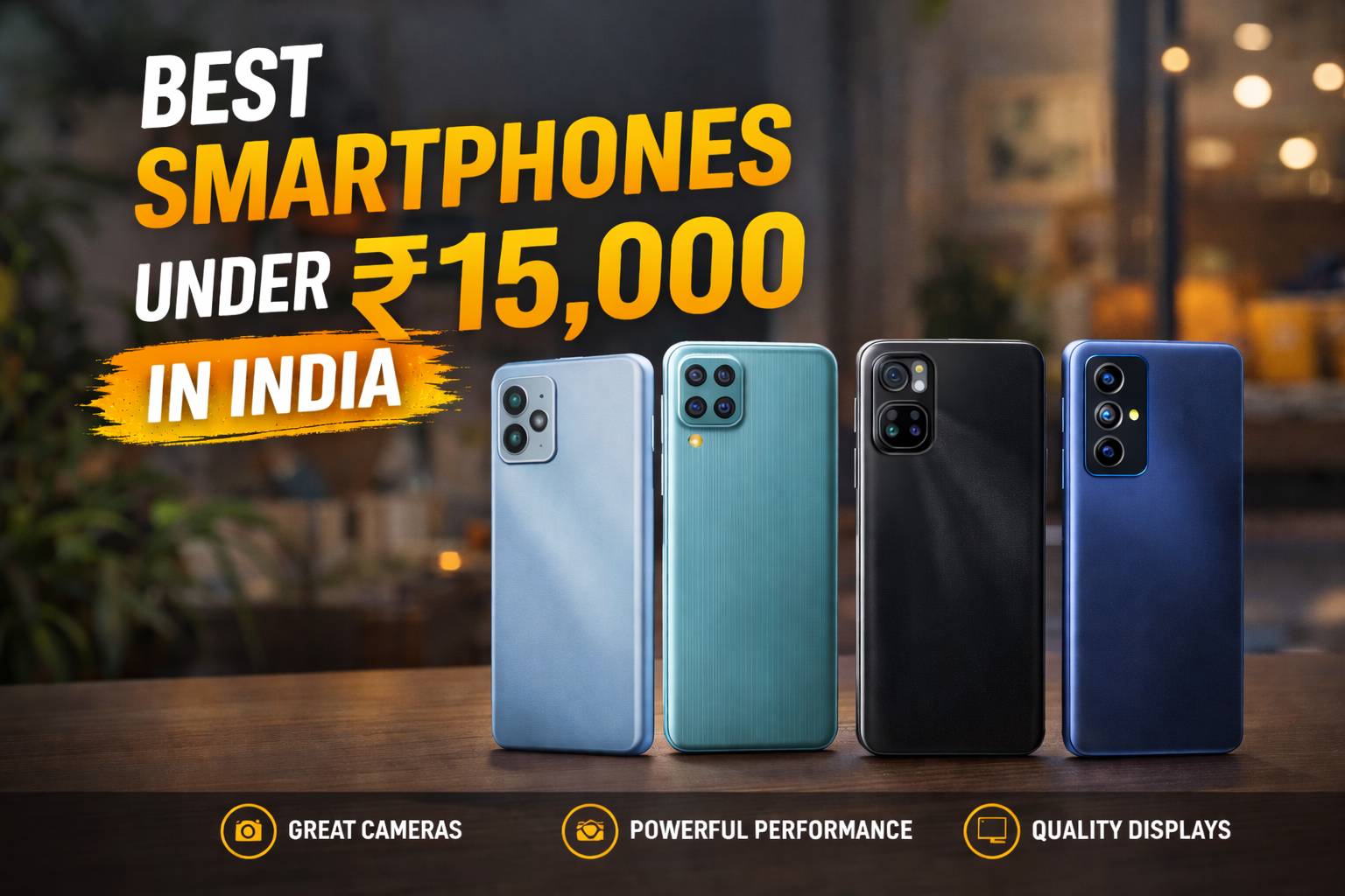 Best Smartphones Under ₹15,000 in India (2026): Top 7 Picks