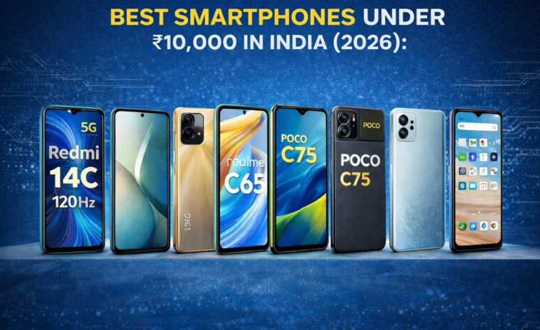 Best Smartphones Under ₹10,000 in India (2026): Top 7 Picks
