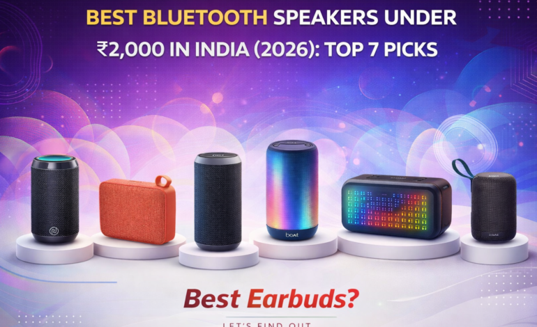 Best Bluetooth Speakers Under ₹2,000 in India