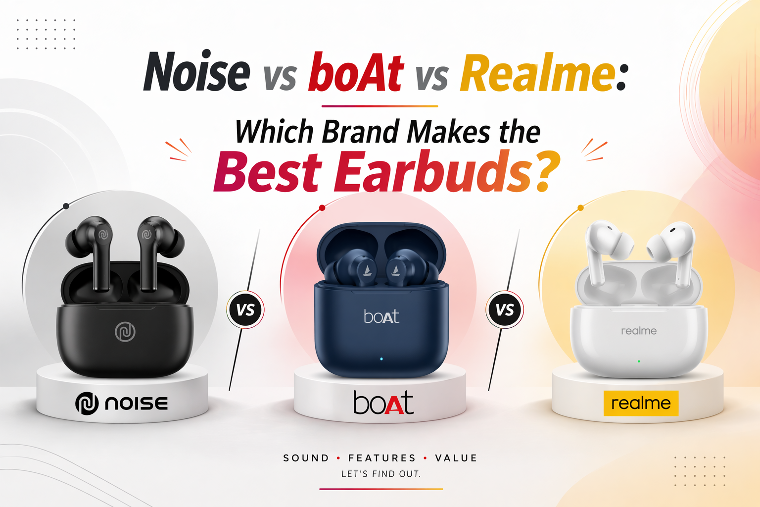 Noise vs boAt vs Realme: Which Brand Makes the Best Earbuds?
