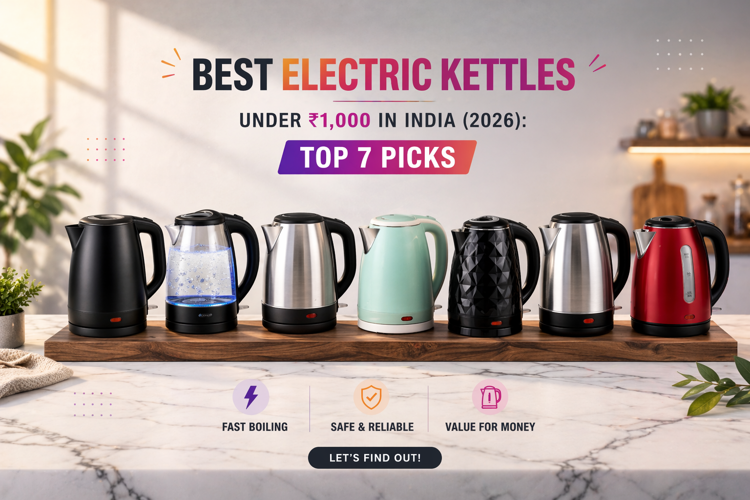 Best Electric Kettles Under ₹1,000 in India